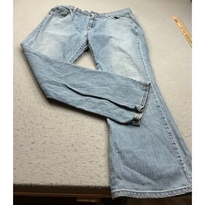 Levi's Vintage 515 Nouveau Bootcut Jeans Light Wash Stretch Size 16M Blue Denim